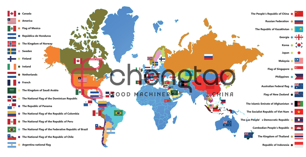 Chengtao Global customer distribution countries